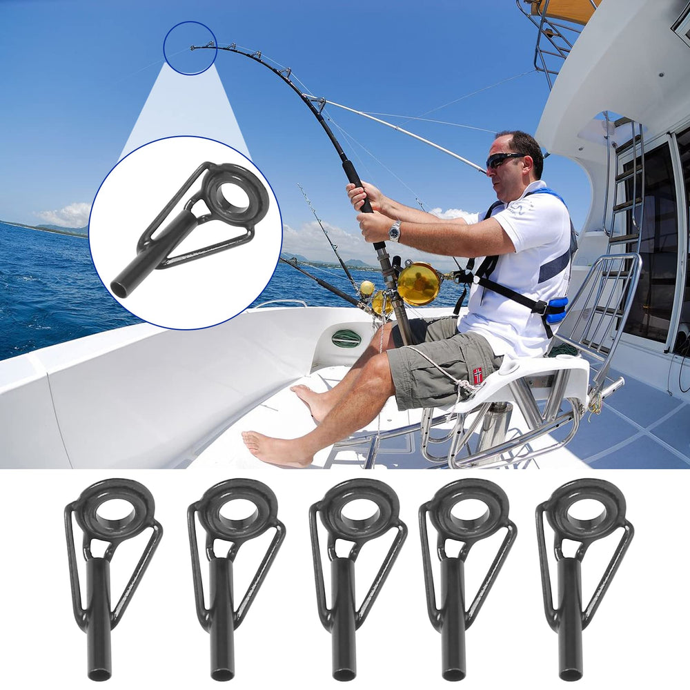 Includes 50 wire loops for quick rod tip repairs