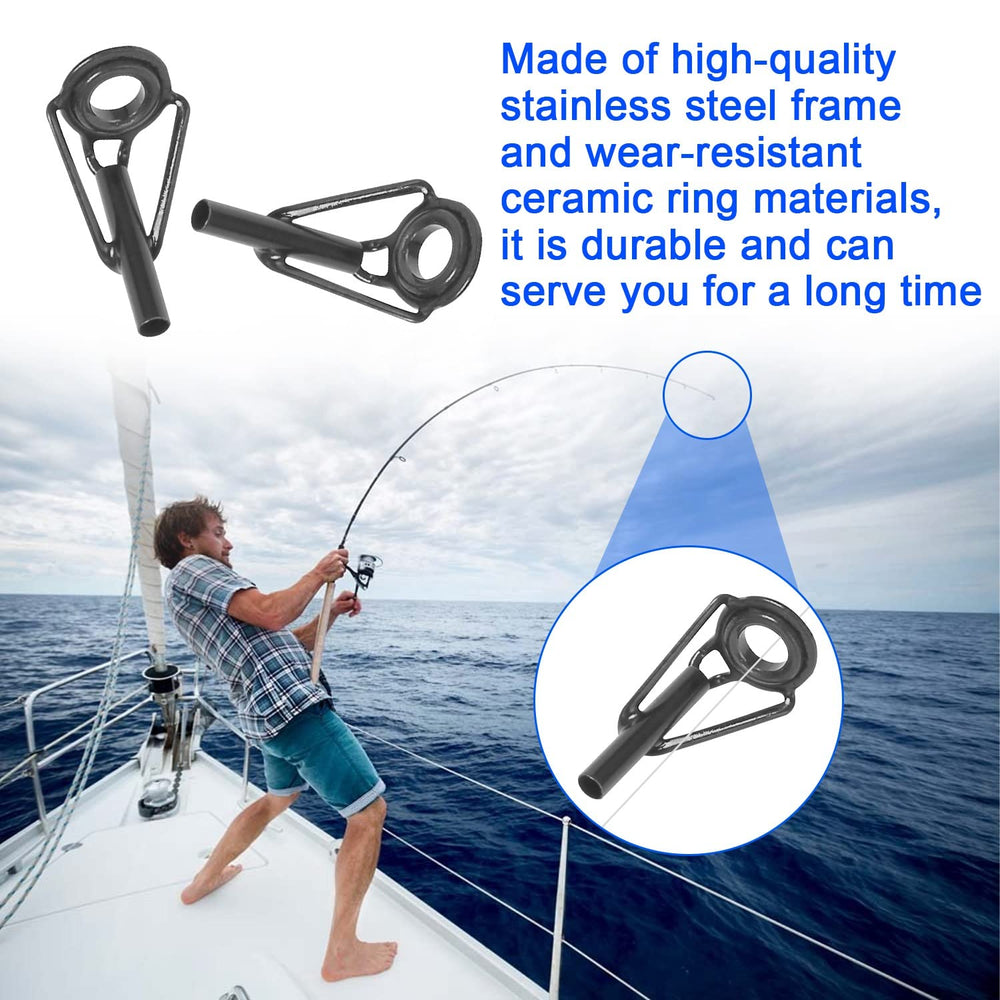 Suitable for freshwater and saltwater fishing rods