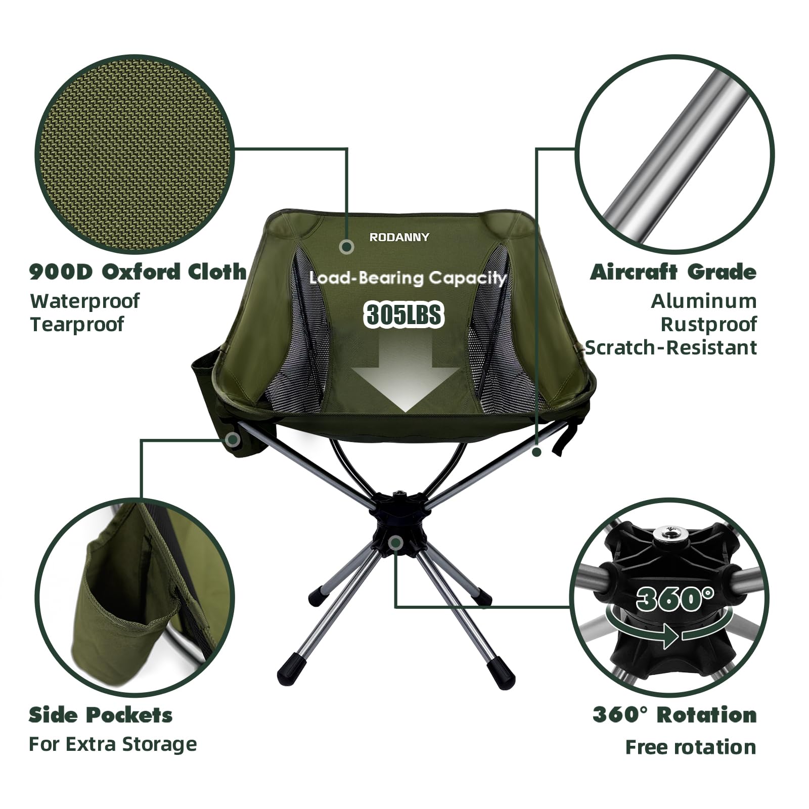 RODANNY carry bag included for easy transport.