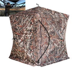 RODANNY hunting blind 270-degree view offers wide field awareness for safer wildlife watching