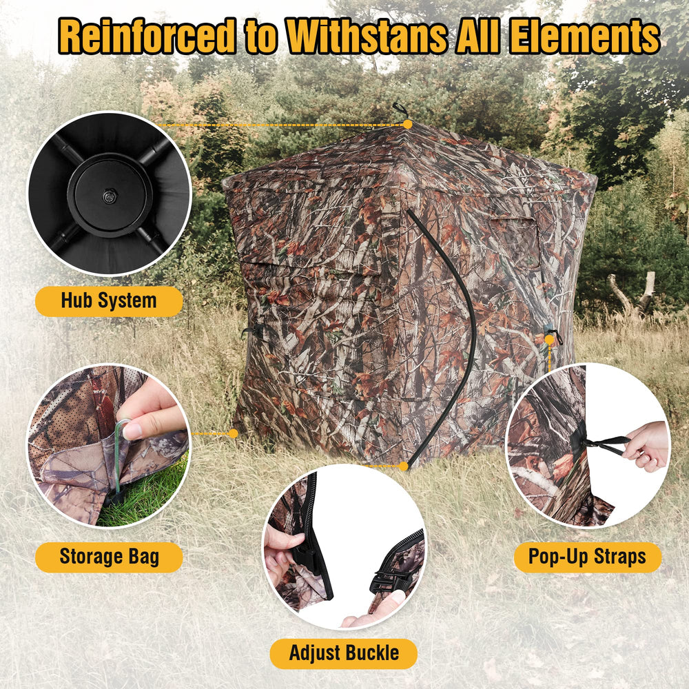 RODANNY hunting blind includes carry bag for easy transport