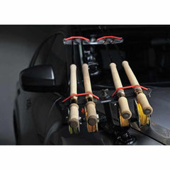 Rodmounts Sumo rod-rest leveling with ball and socket for precise alignment