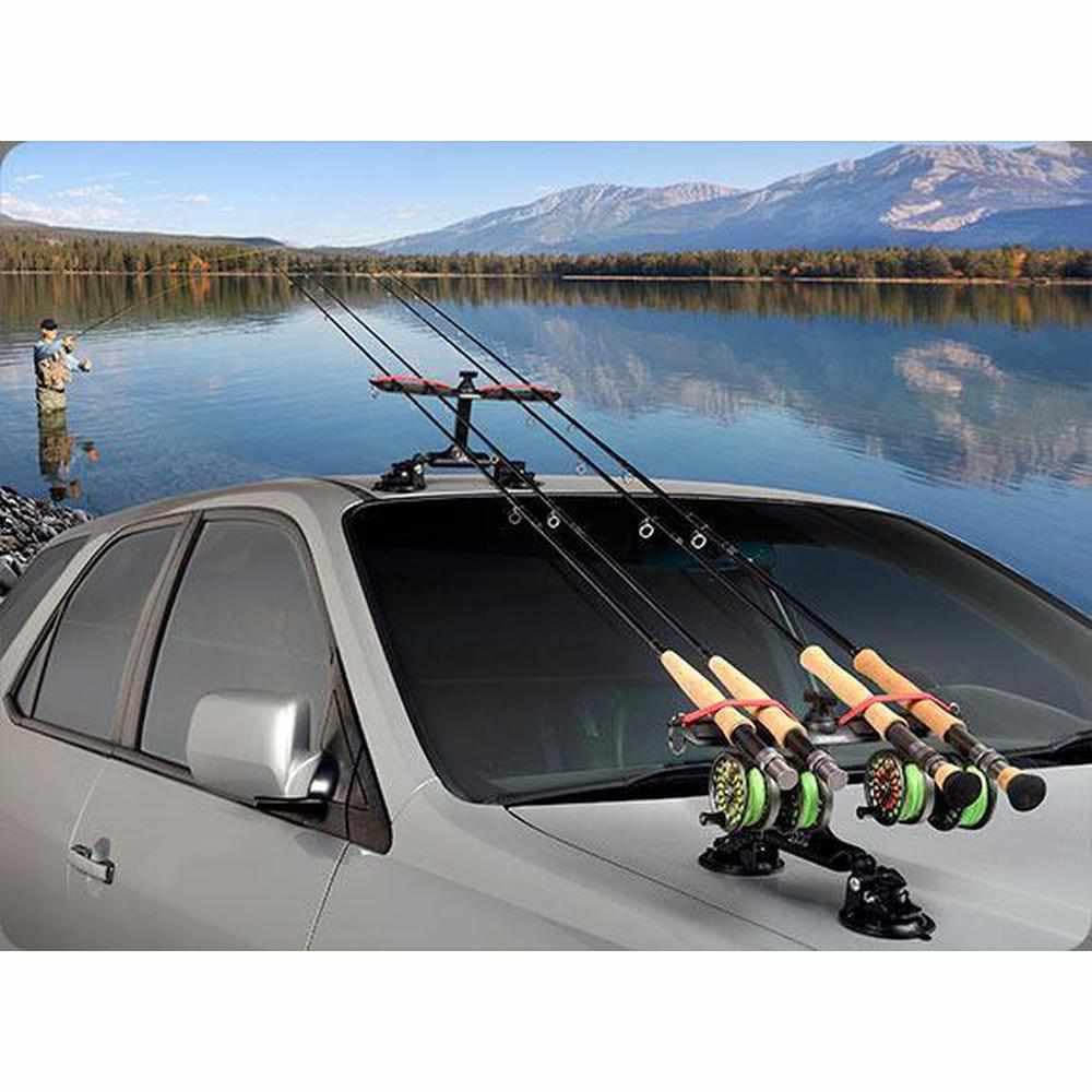 Rodmounts Sumo suction rod boat deck setup holds gear steady at sea