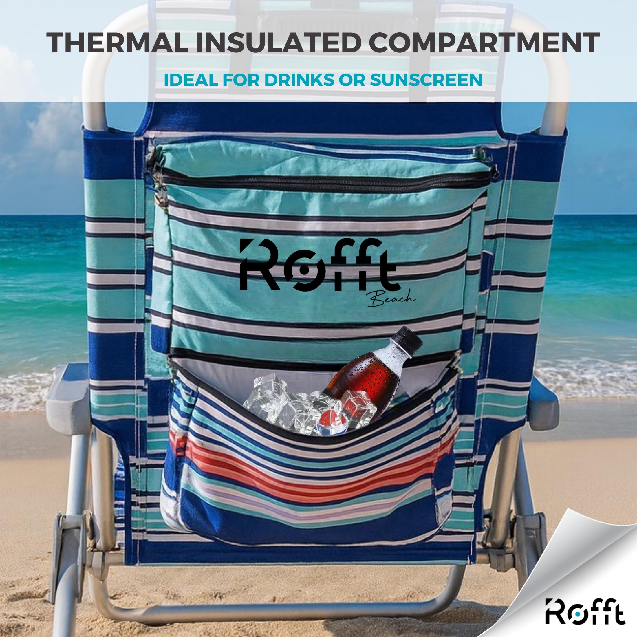 ROFFT Beach Chair compact folding design for travel