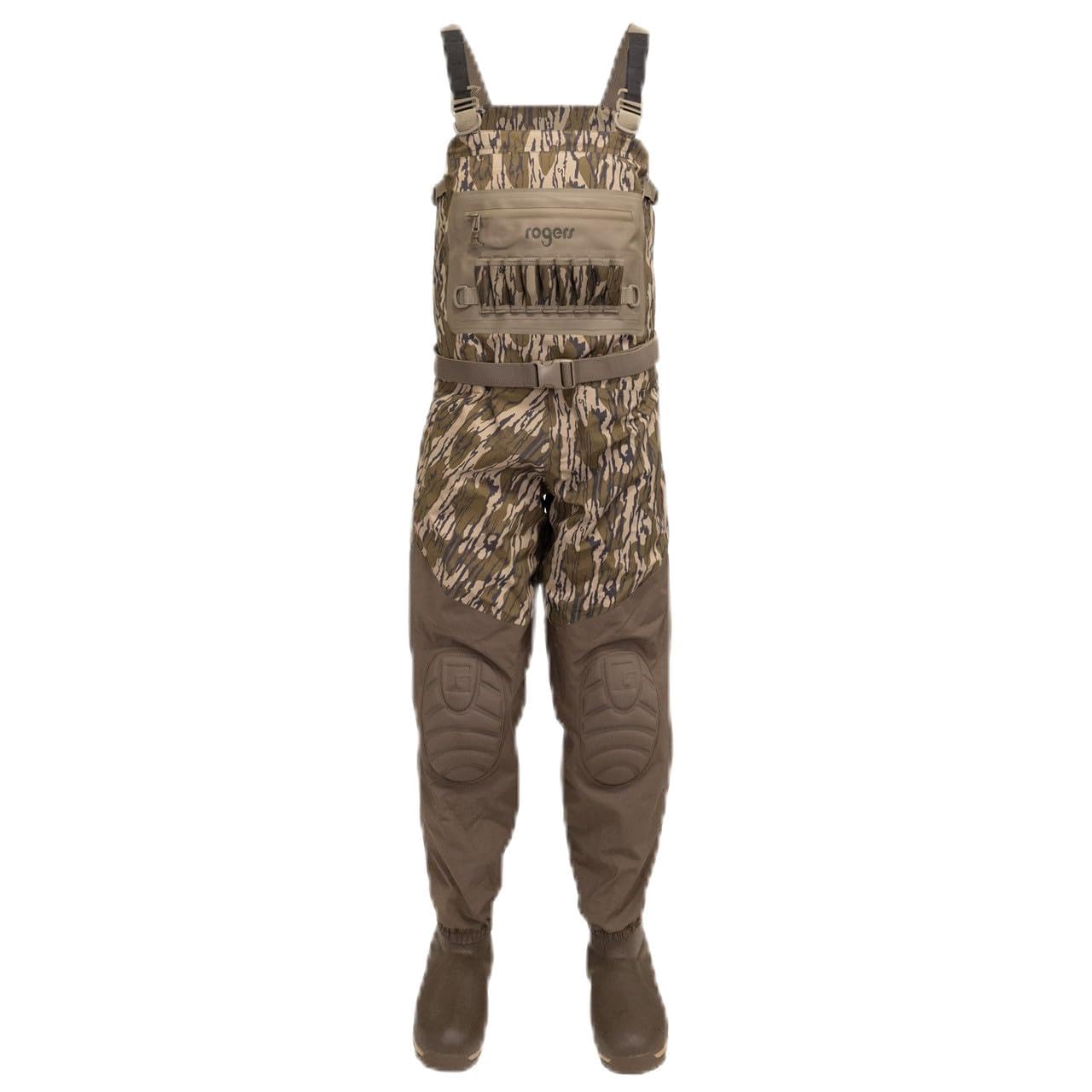 Rogers NXT 2-IN-1 wader front view highlighting rugged durability for flooded timber.