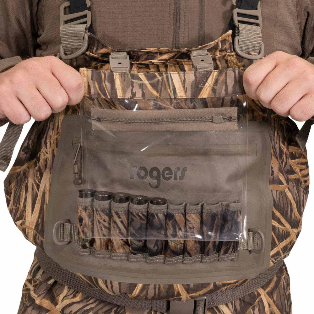 Rogers NXT built-in knee pads offer extra protection during kneeling