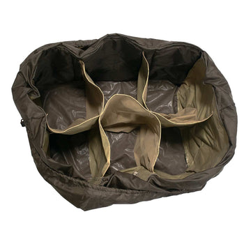 Rogers Toughman 6-slot goose decoy bag carry strap demonstrates easy transport.