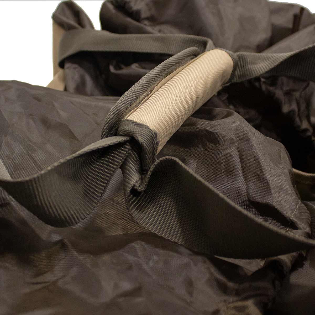 Rogers Toughman 6-slot goose decoy bag material detail emphasizes rugged durability.