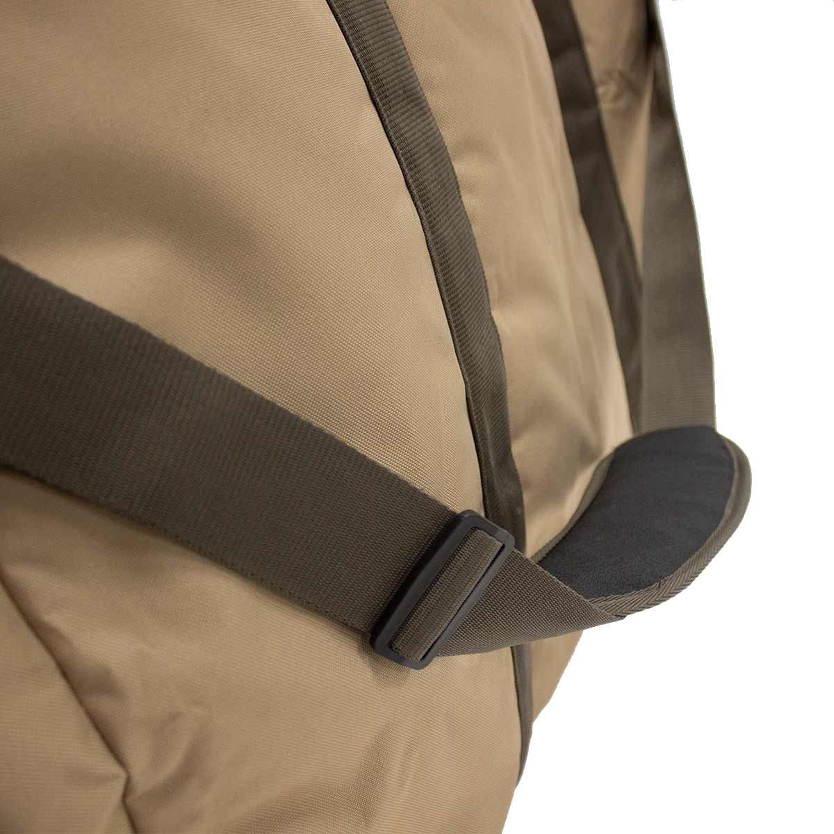 Rogers Toughman 6-slot goose decoy bag side pocket offers quick access storage.