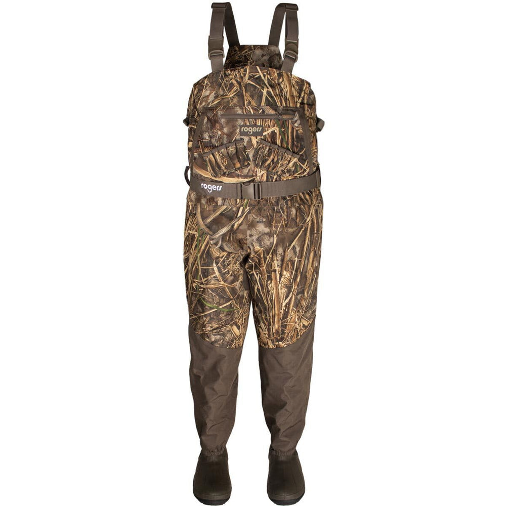 Rogers Toughman abrasion-resistant knees and shin protectors extend wader life