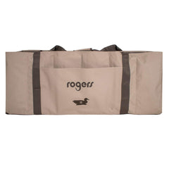 Rogers Workin’ Man 12-slot floater duck bag on tan with easy carry handles