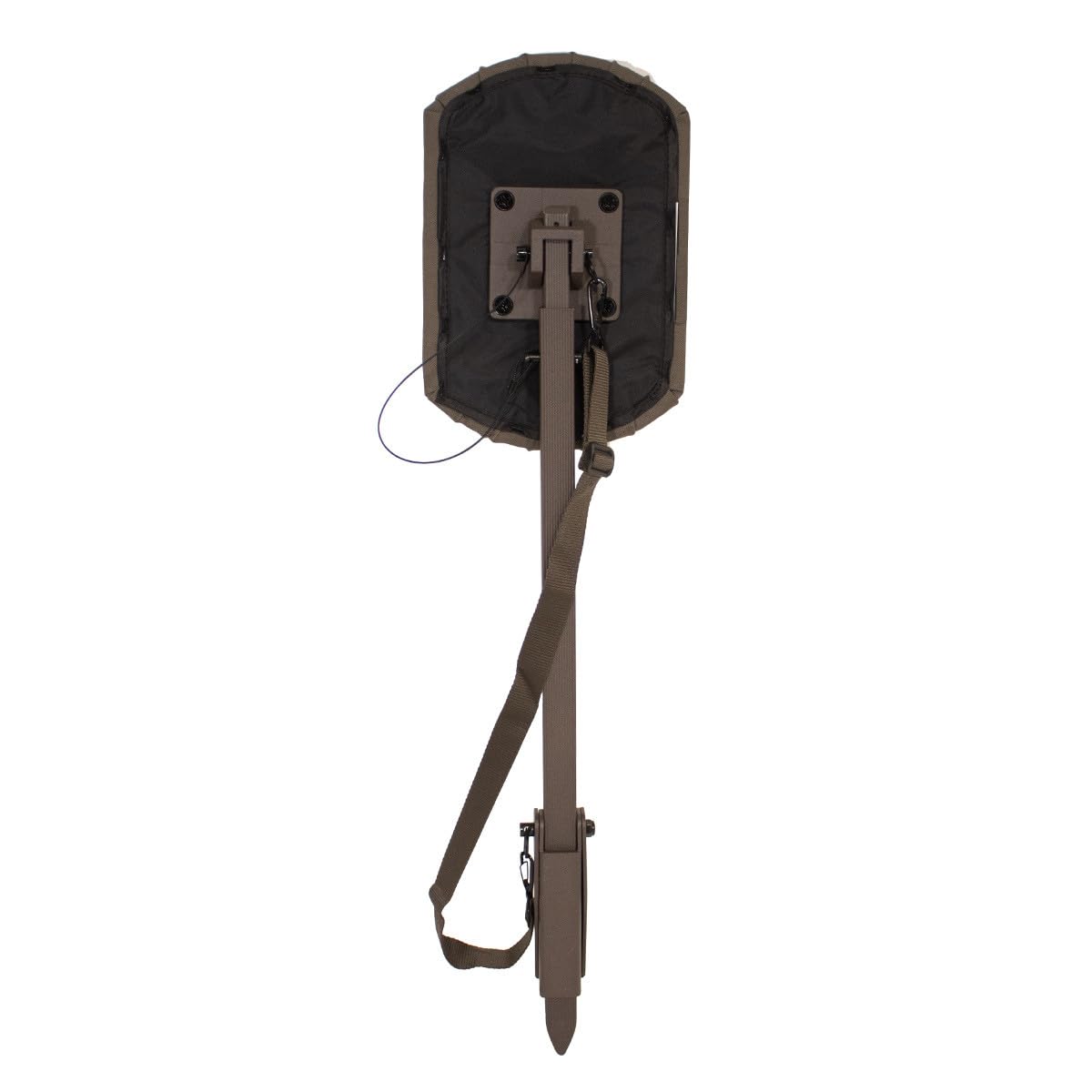Rogers Workin' Man mud seat with shoulder strap for easy carrying.