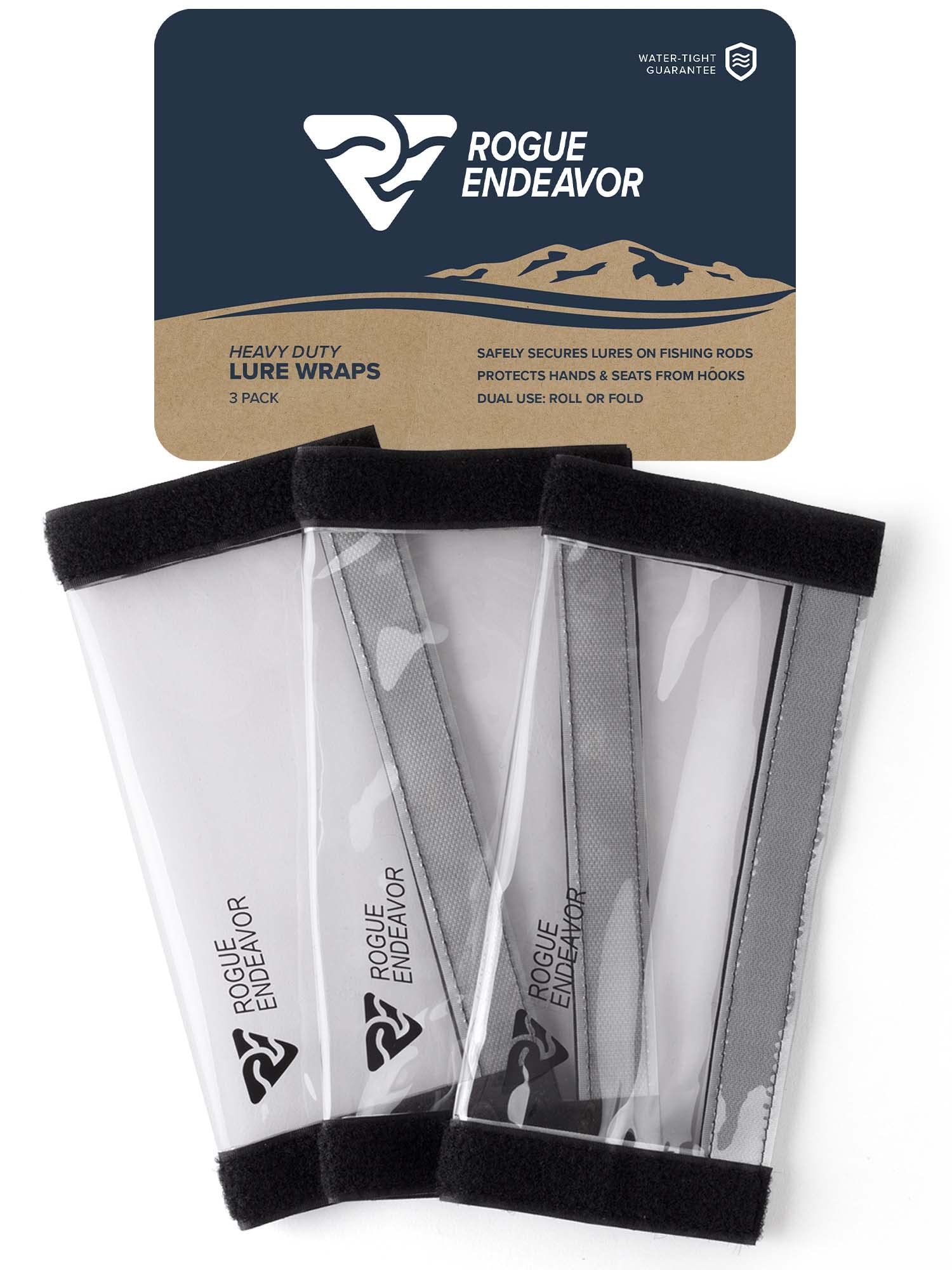 Heavy-duty puncture-resistant PVC lure wraps for protection