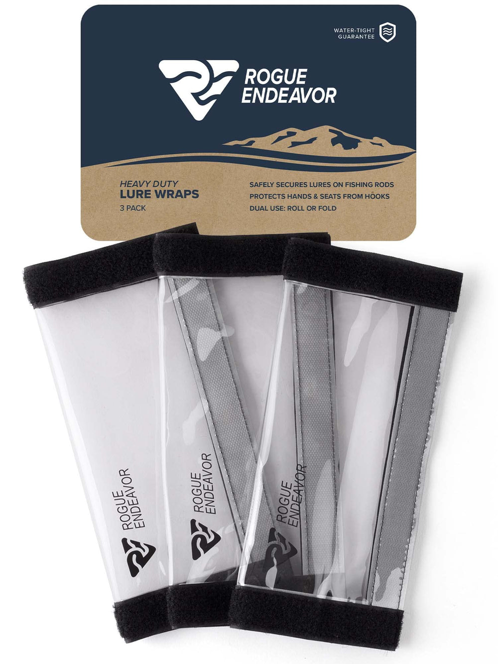 Heavy-duty puncture-resistant PVC lure wraps for protection