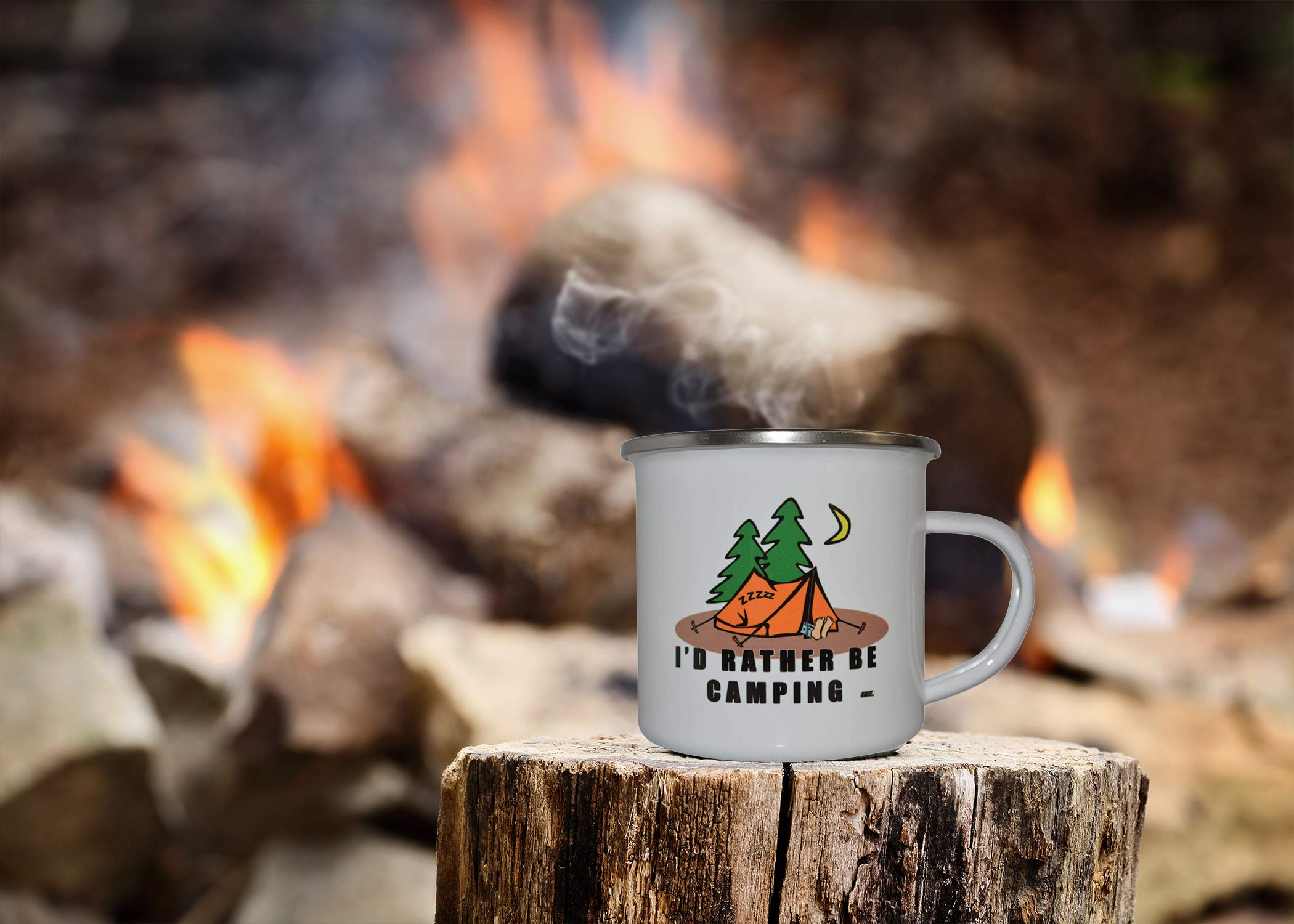 Rogue River Tactical durable enamel mug built for rugged outdoor use