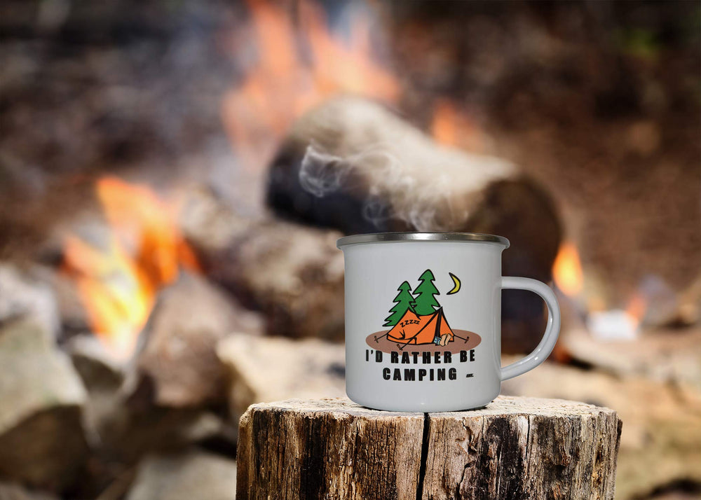 Rogue River Tactical durable enamel mug built for rugged outdoor use