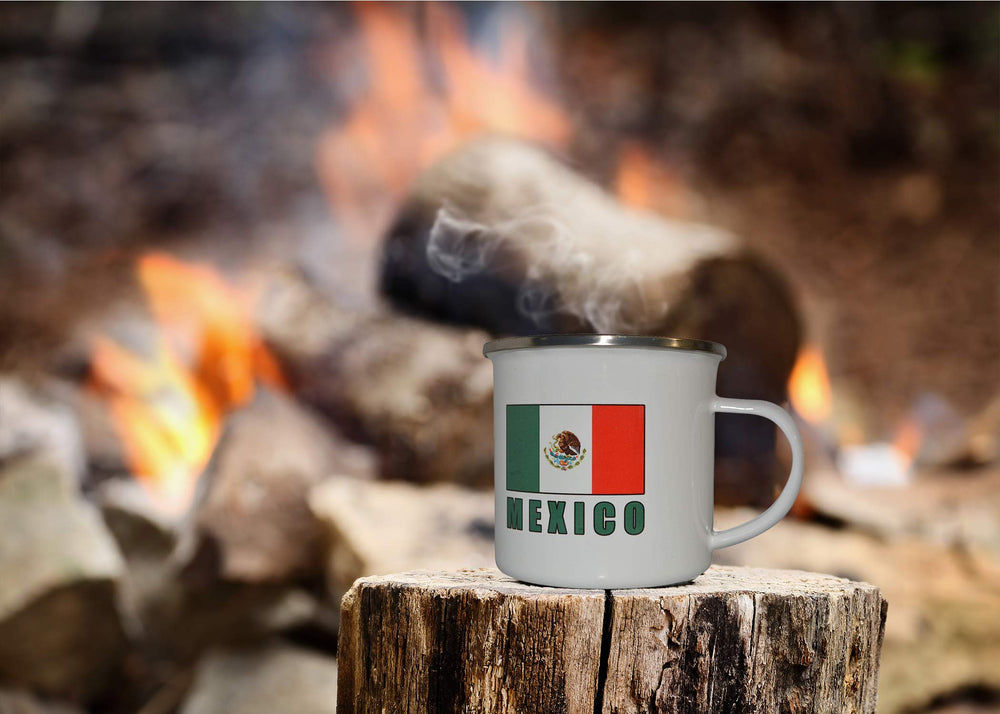 Rogue River Tactical Mexico Camp Mug in action outdoors during camping