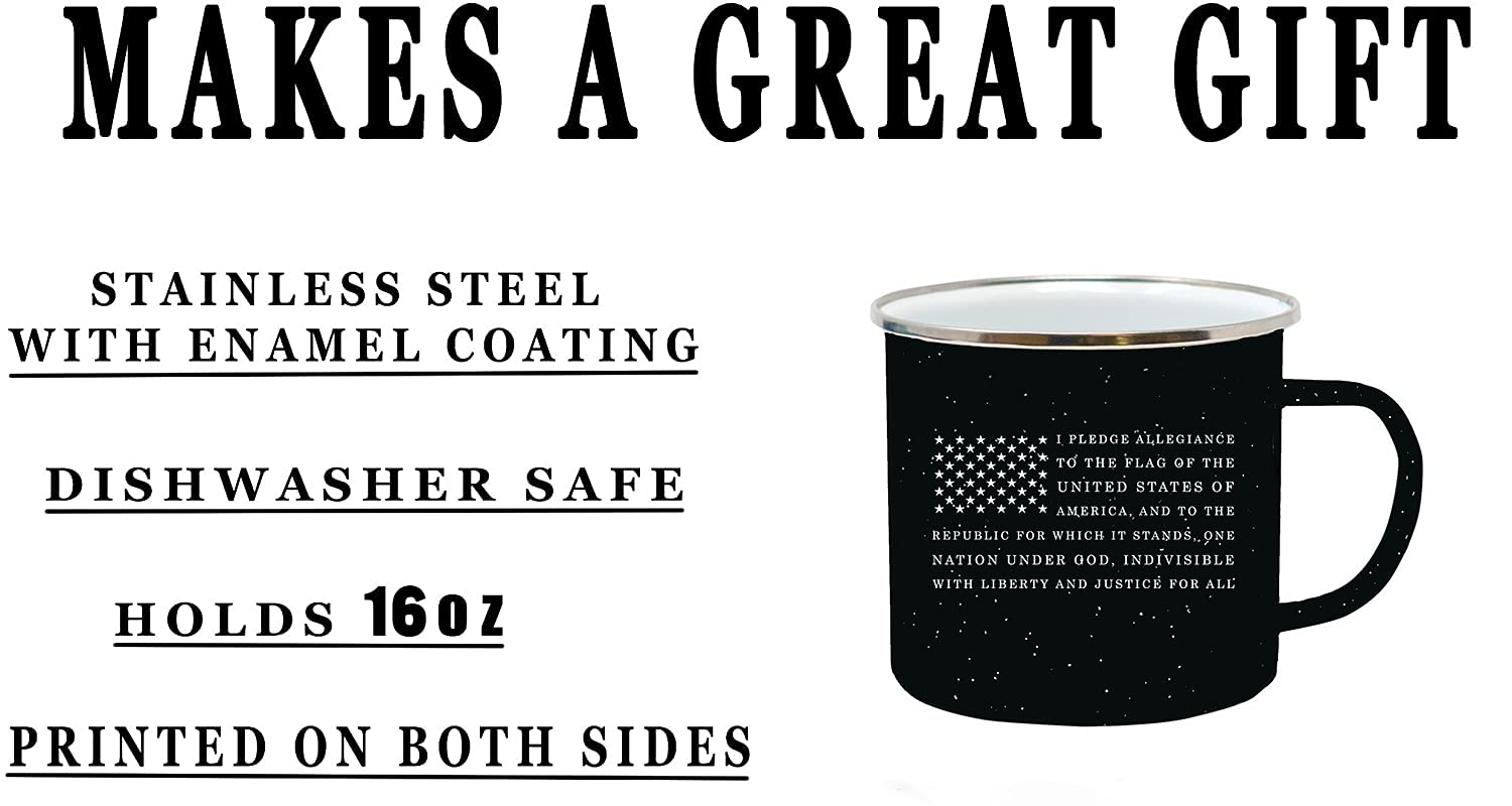 Rogue River Tactical patriotic design mug suitable for outdoor gatherings