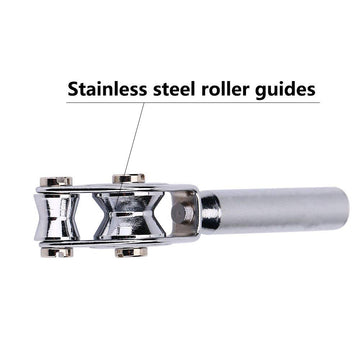 Heavy-duty roller tip-top designed for sea fishing
