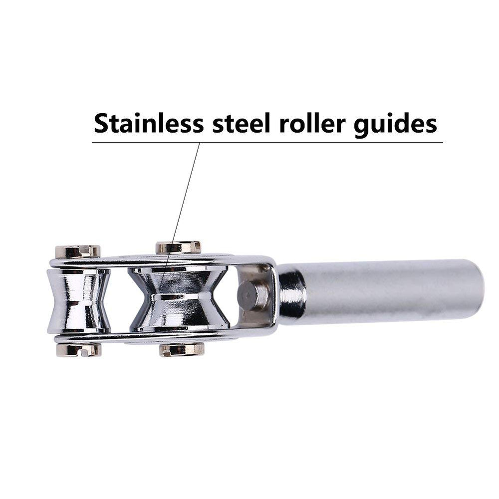 Heavy-duty roller tip-top designed for sea fishing