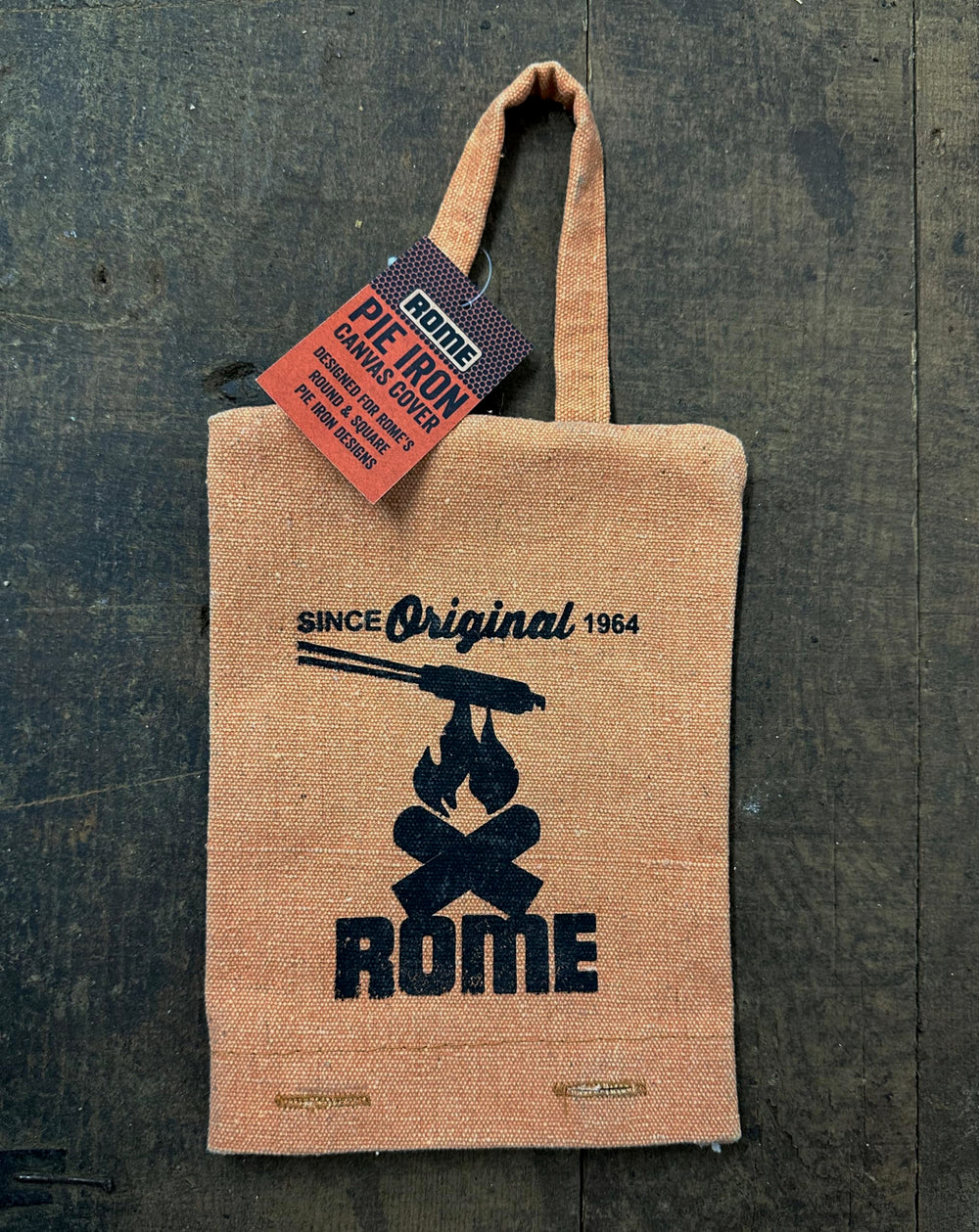 ROME canvas storage bag with durable metal button closures