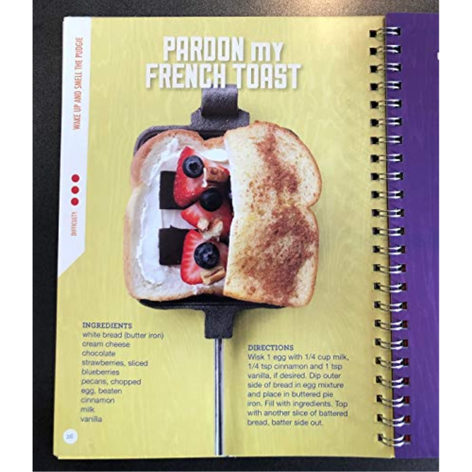 Back cover highlights USA printing and family-friendly campfire recipes.