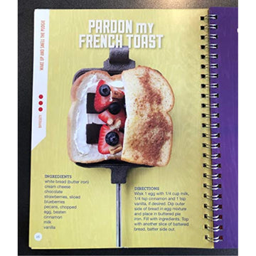 Back cover highlights USA printing and family-friendly campfire recipes.