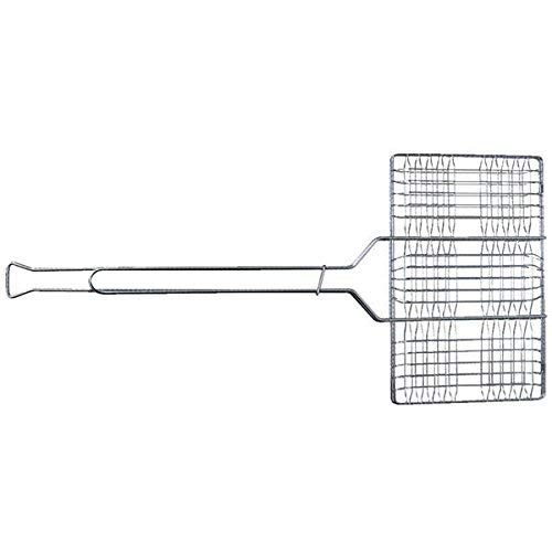 Rome Industries 64 Hamburger Grill chrome detail shows chrome plated steel for lasting use.