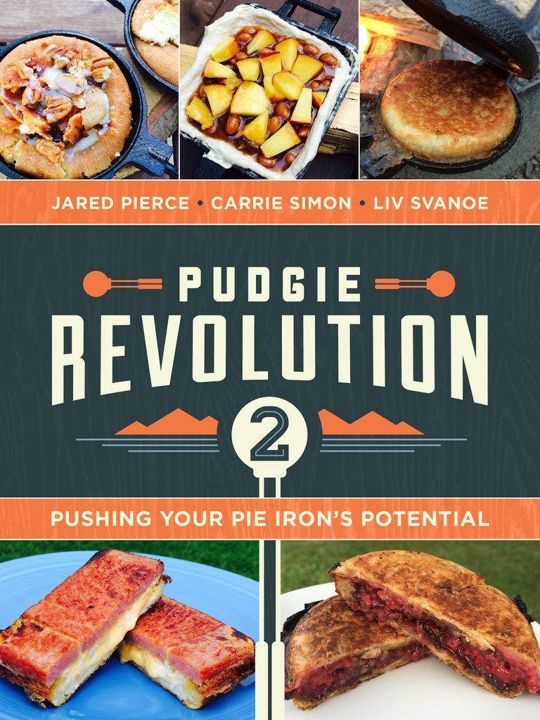Rome Industries Pudgie Revolution 2 cookbook cover - outdoor campfire recipes and cooking inspiration.