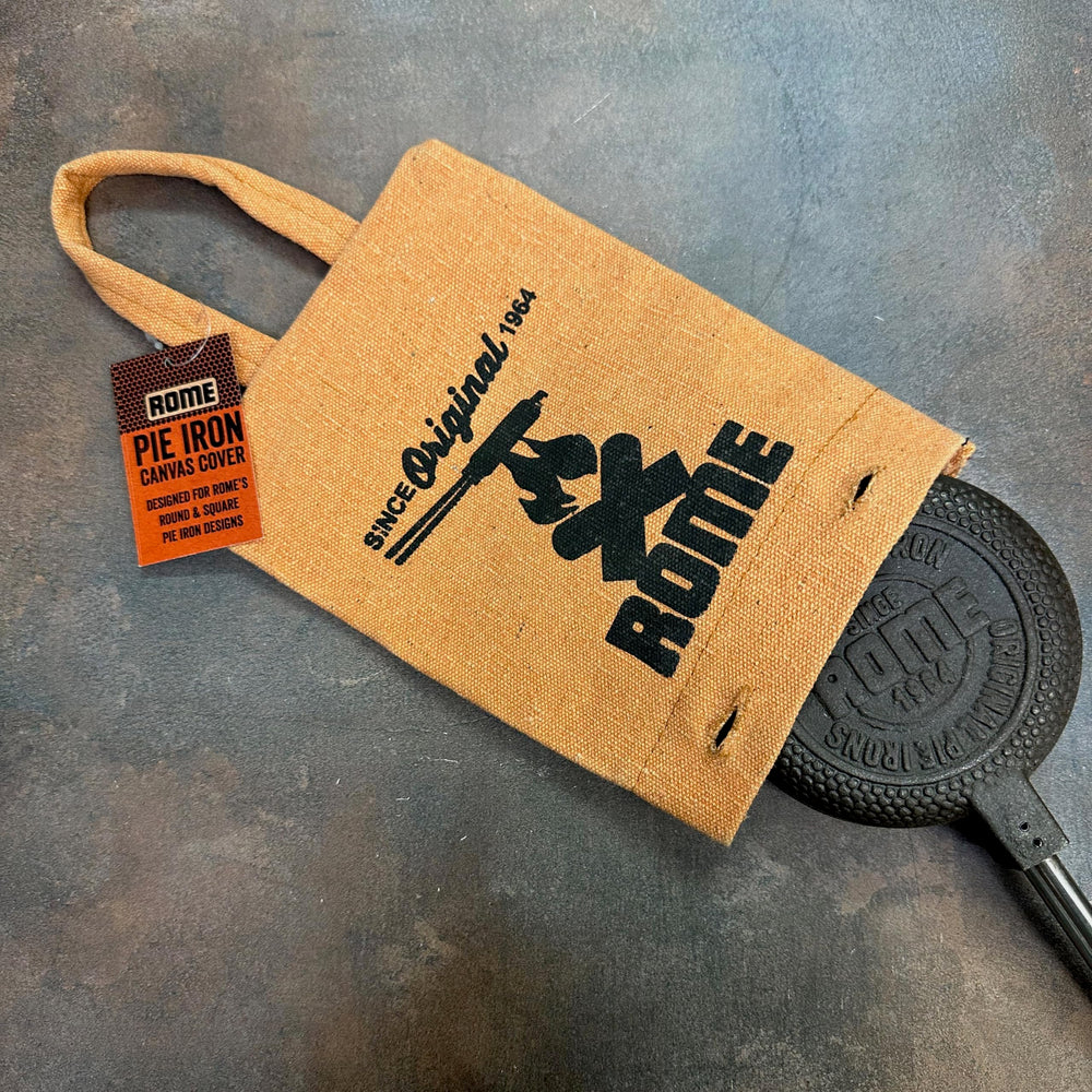 ROME cover bag open view highlighting canvas material
