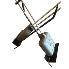 Rome Pie Iron Kickstand supports two irons off the ground for safer cooking.