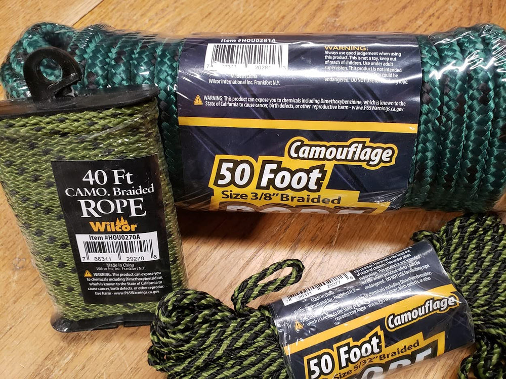 End of rope singed to prevent fraying during cuts