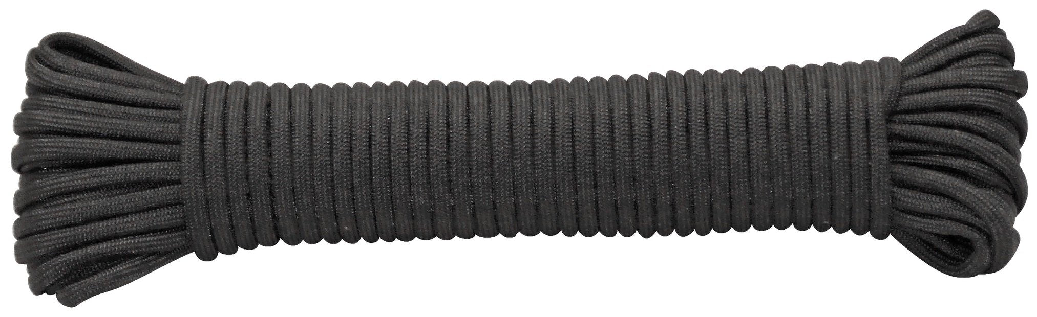 Rope King nylon paracord 1/8 inch by 50 feet black for outdoor use and DIY repairs