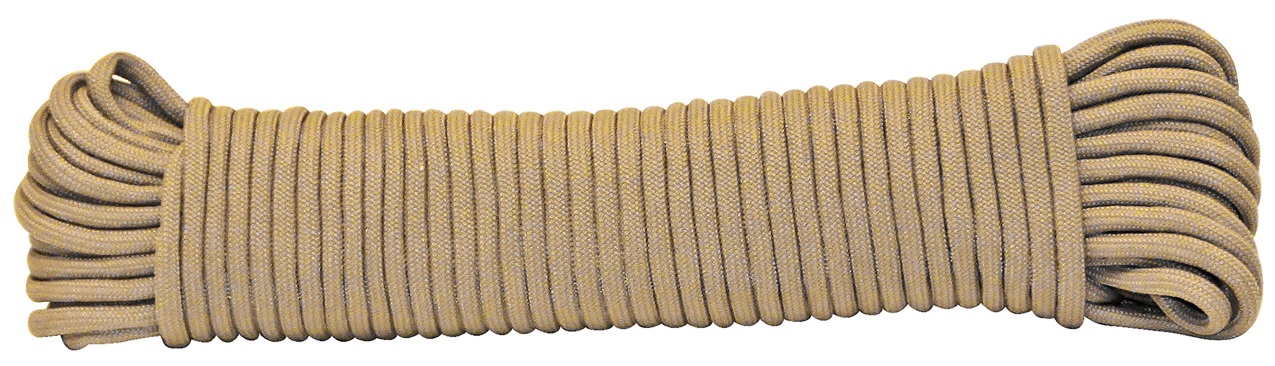 Rope King Nylon Paracord Sandstone 50ft for outdoor fixes and lightweight gear