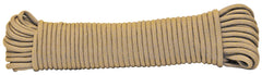 Rope King Nylon Paracord Sandstone 50ft for outdoor fixes and lightweight gear