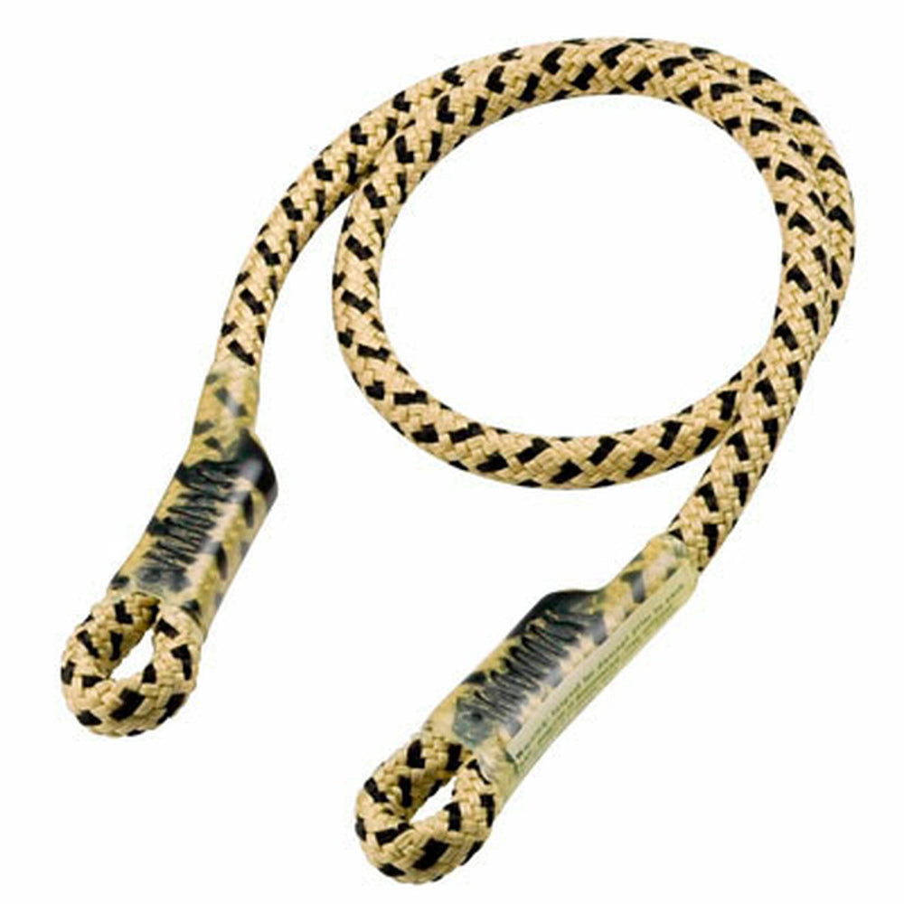 Rope Logic Bee-Line eye-to-eye Prusik cord for secure hitching and smooth friction.