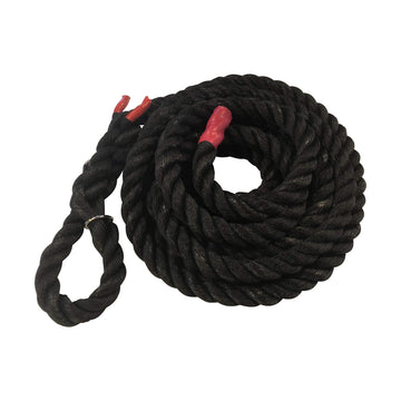 RopeFit knotted loop attachment demonstrates an easy, secure anchor for rigging.