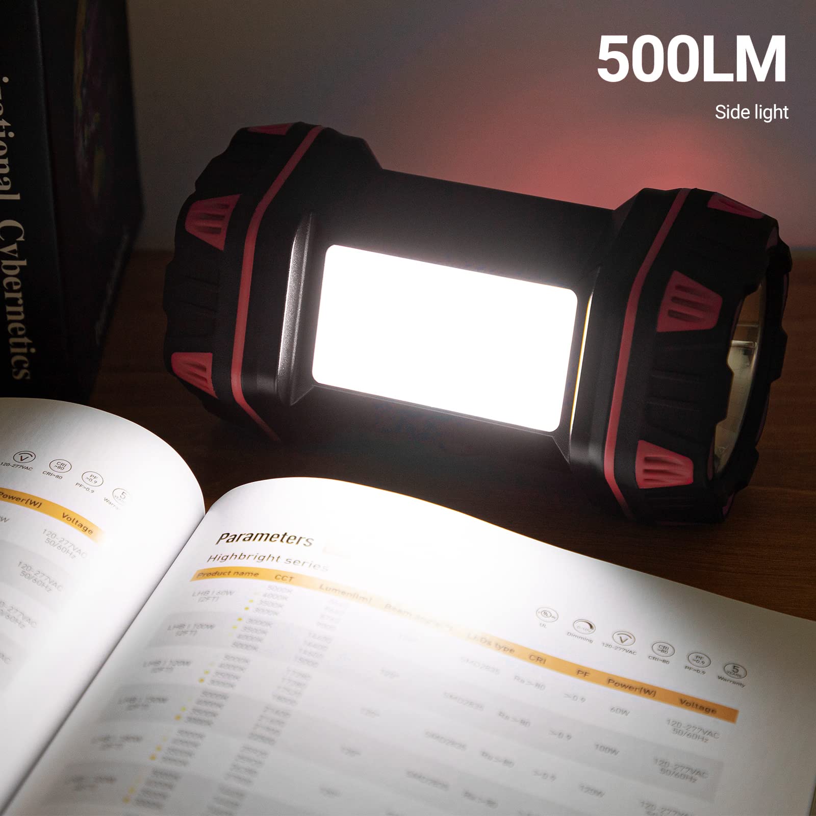 RopeLux LED camping lantern standby up to 12 hours for outages