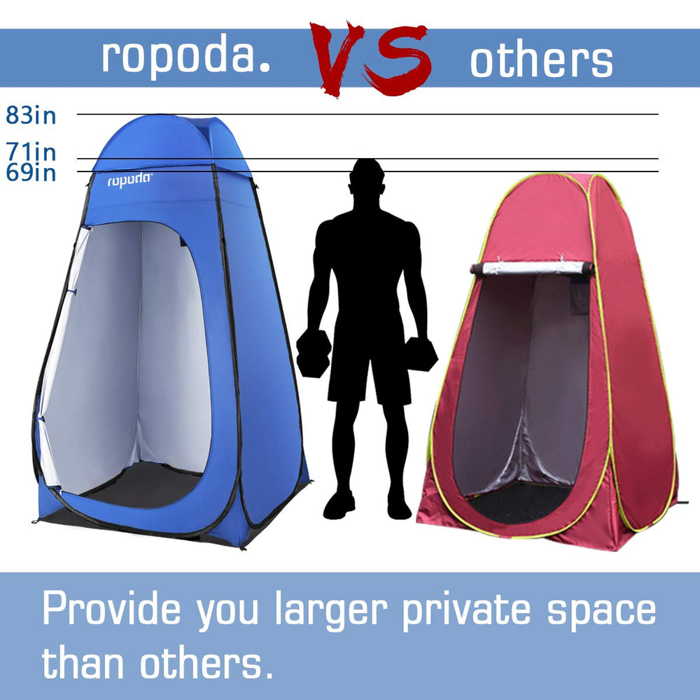 ROPODA lightweight steel frame ensures durability and easy setup