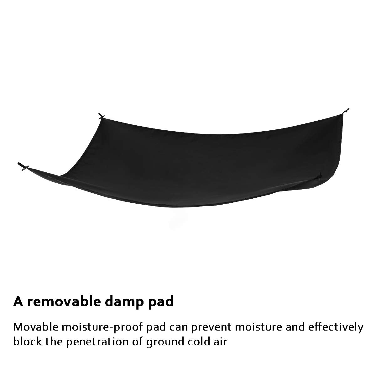 Ropoda Pop Up Tent mosquito-net top providing airflow with privacy.