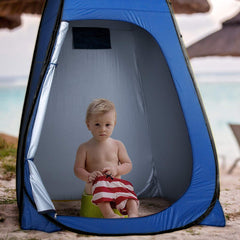 ROPODA pop up tent open dimensions highlight ample space for showering or dressing