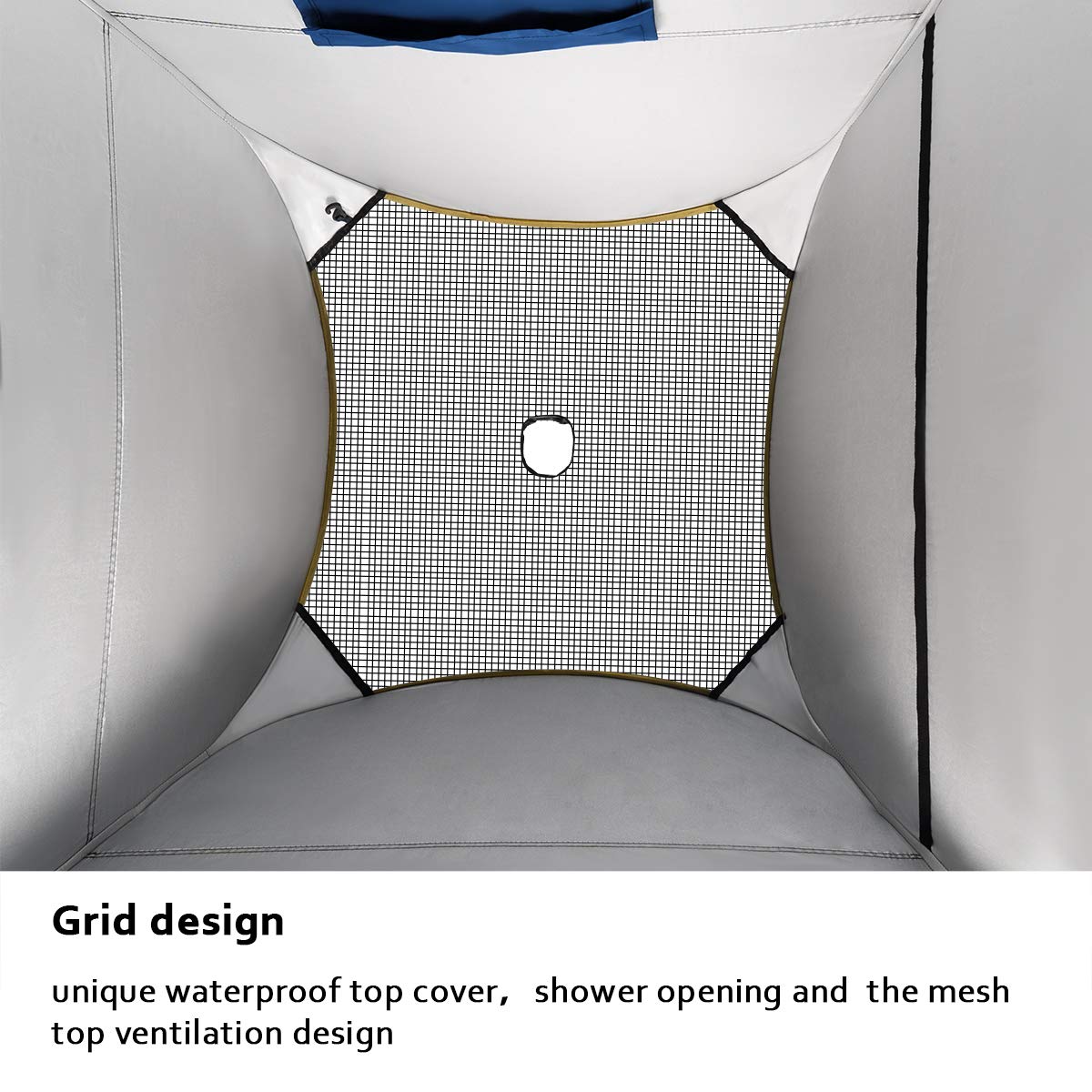 ROPODA privacy tent side storage bag for phone and essentials