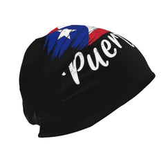 ROSIHODE Puerto Rico Flag Beanie soft polyester material for breathable daily use.