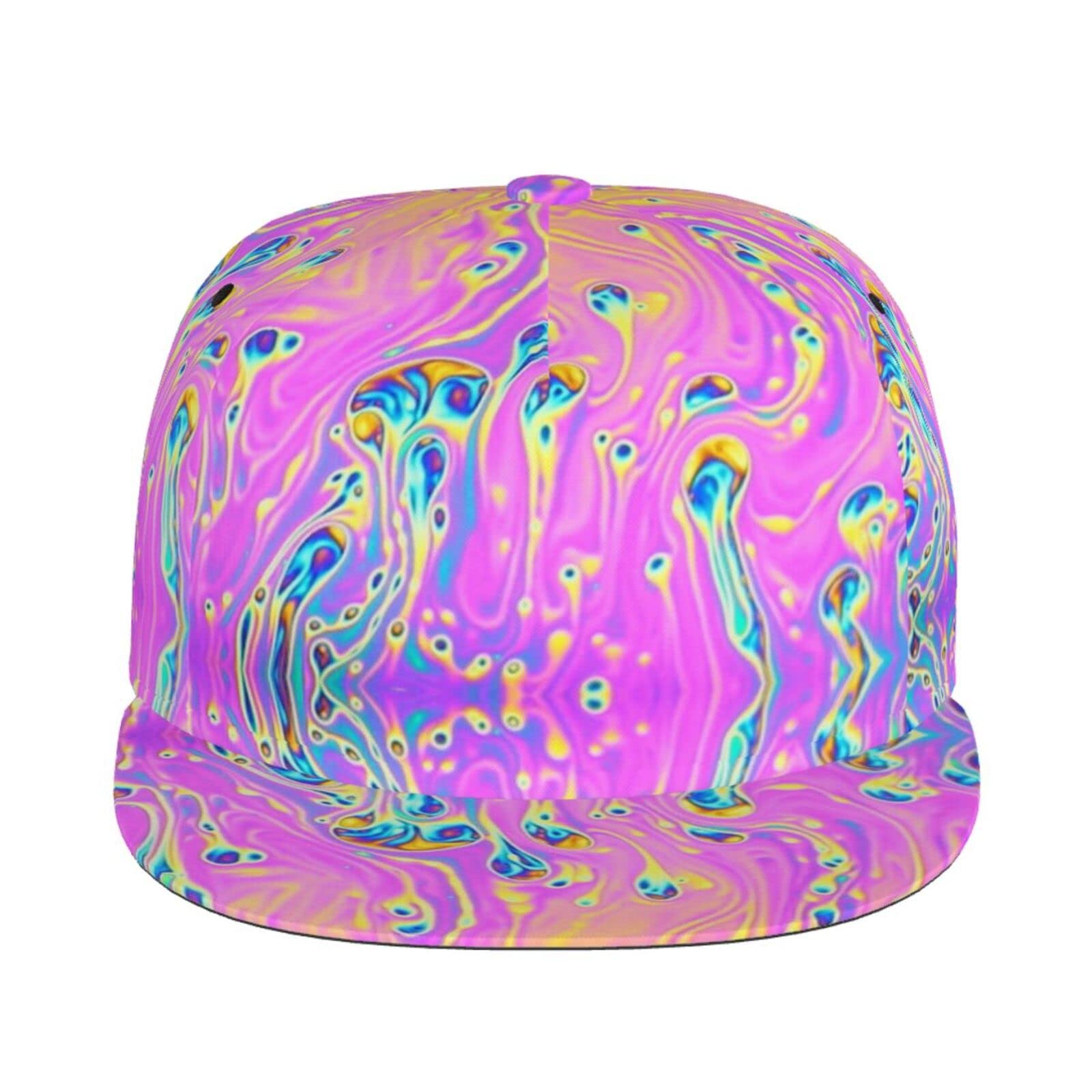 ROSIHODE flat brim cap enhances streetwear versatility