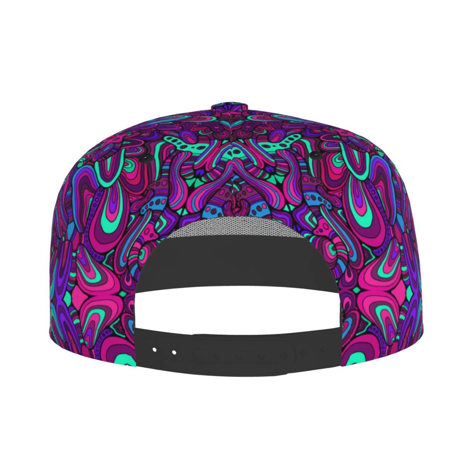 ROSIHODE flat brim detail complements streetwear and hip-hop style.