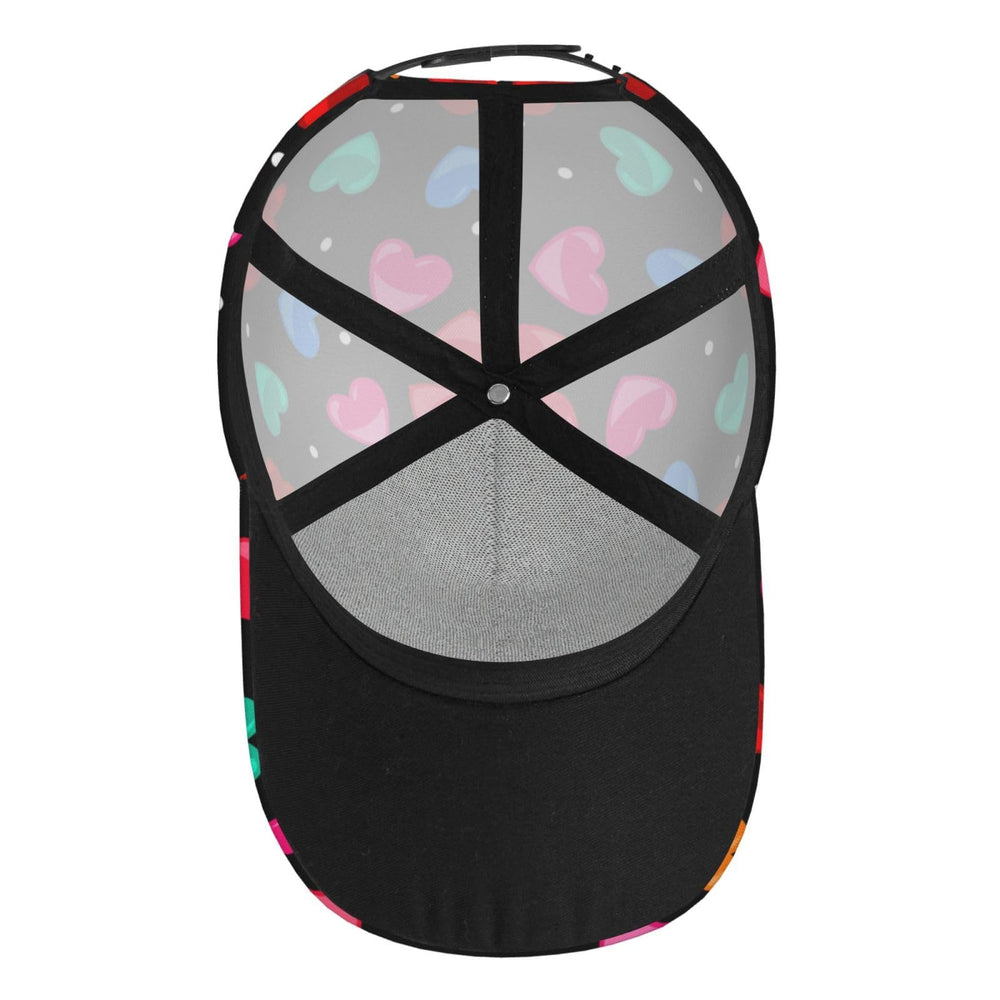 ROSIHODE Unisex hearts cap ideal for sports and outdoor outings.