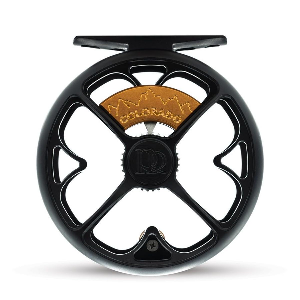 Ross Reels TIEMCO Colorado matte black 4/5 reel exterior for durable line control.