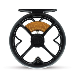 Ross Reels TIEMCO Colorado matte black 4/5 reel exterior for durable line control.