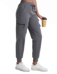 Rrosseyz pants carbon grey cargo pocket close-up highlighting organized gear on hikes