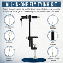 360-degree rotary fly tying vise